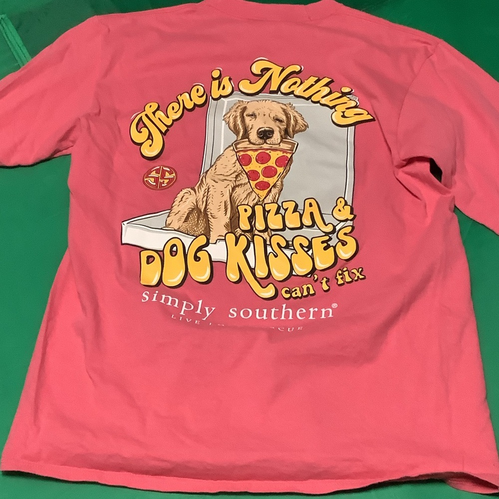 Simply Southern Coral Dog Pizza Tee